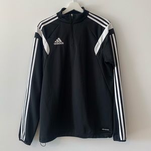 ADIDAS QUARTER ZIP UP SWEATER LIKE NEW